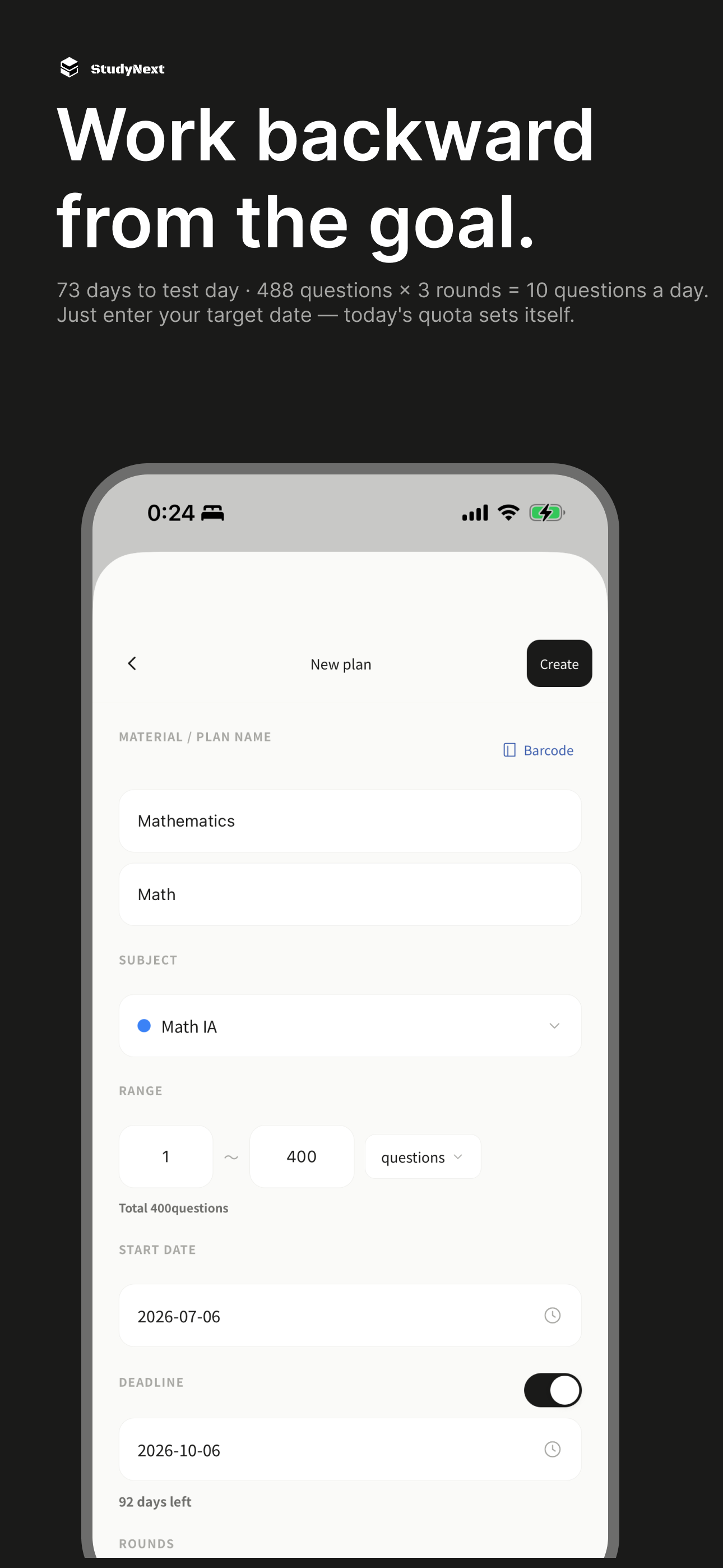 Backward-Calculated Tasks